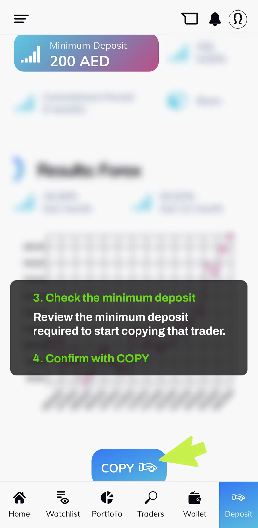 Check Minimum Deposit Check Minimum Deposit