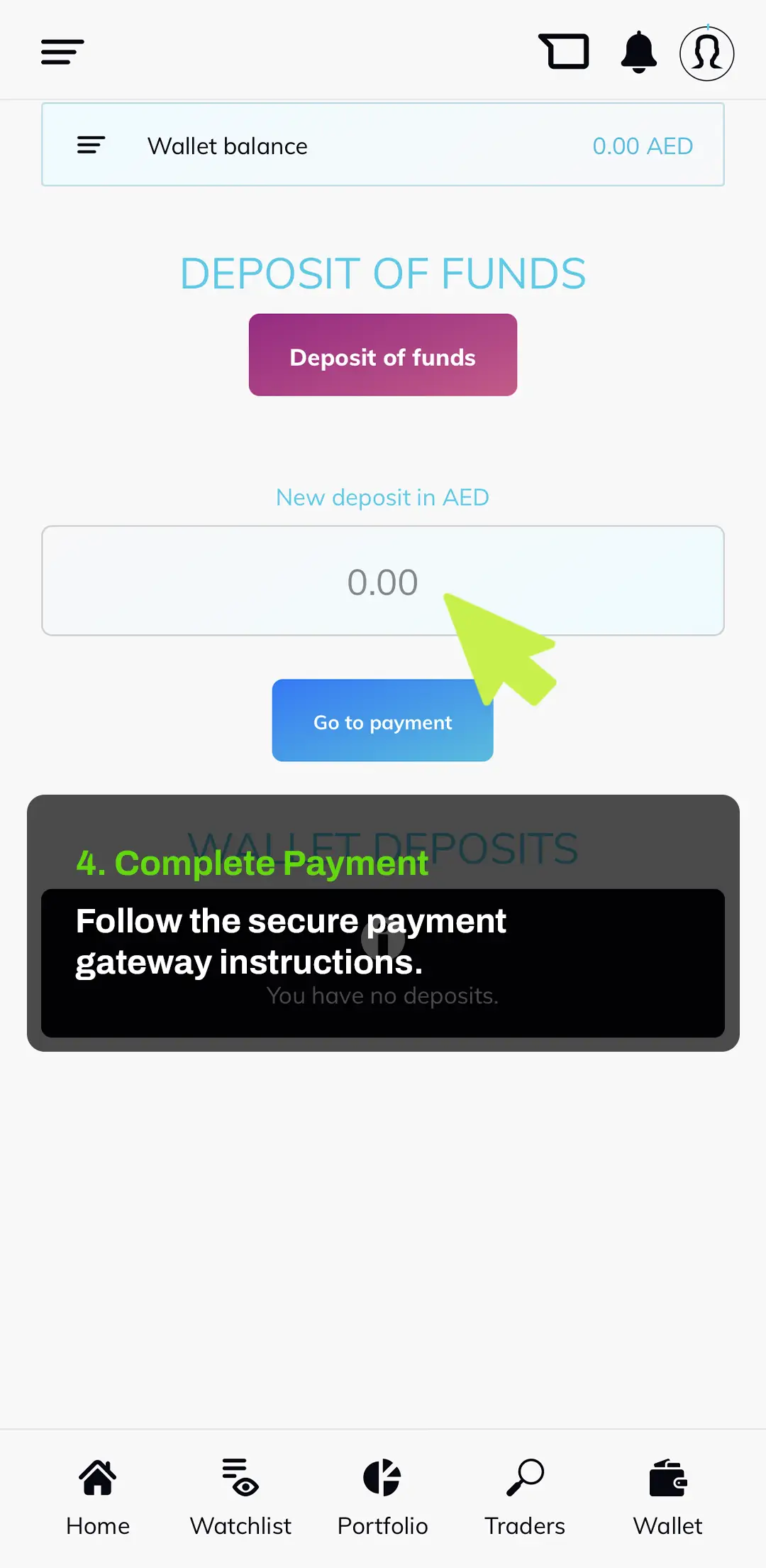 Follow the secure payment gateway instructions Follow the secure payment gateway instructions